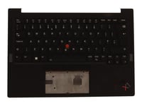 Chicony - Ersättningstangentbord För Bärbar Dator - Med Trackpoint, Ultranav - Bakgrundsbelyst - Qwerty - Brittisk - Fru - Med Övre Skydd - För Thinkpad X1 Carbon Gen 10 21Cb, 21Cc