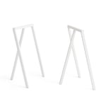 HAY - Loop Stand Frame White - White - Set Of 2 - Bordben - Leif Jørgensen - Grå