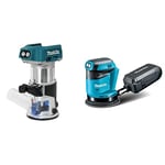 Makita DRT50ZX4 18V Li-Ion LXT Brushless Router Trimmer - Batteries and Charger Not Included & DBO180Z 18V Li-Ion LXT Sander - Batteries and Charger Not Included