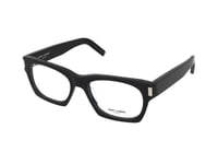 Saint Laurent Lunettes de Vue Unisexe Sl 402 Opt 001 (Black)