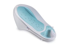 BÉBÉ ANGEL Transat de Bain Ergonomique pour Bébé 0 à 6 Mois, Blanc/Jade