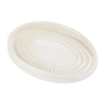 Le Creuset Oval holder for serving spoon Meringue