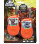 Jurassic World Walkie Talkie Pair (x2) Orange Raptor Trex Camp Cretaceous Park