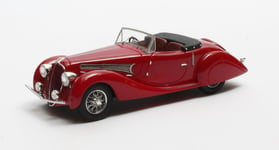 MATRIX SCALE MODELS - Voiture cabriolet de 1939 couleur rouge - DELAHAYE 135M...