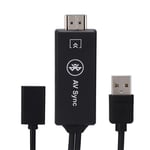 New Adapter Cable Screen Mirroring Cable USB To 1920x 1080P For Andr-oid MH