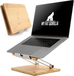 Bambou Support Ordinateur Portable-Support Pc Portable-Support Pc-Laptop Stand-Support Ordinateur-Rehausseur Ordinateur Portable-Support Macbook-Accessoires Bureau