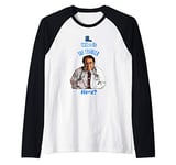 Who is Enabler here Now? Dr diet life doctor Distressed Raglan Baseball Tee