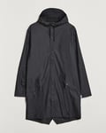 RAINS Long Jacket Black