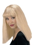 Womens Laura Palmer Style Blonde Fringe Wig