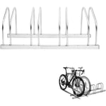 4 Bicycle Floor Parking Adjustable Storage Stand Bike Rack Parking Garage