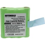 EXTENSILO Batterie compatible avec Motorola Talkabout T40, T80 Extreme, TLKR 3, TLKR 5 radio talkie-walkie (800mAh, 4,8V, NiMH)