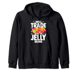 Jelly Bean Funny Candy Cute Snack Zip Hoodie