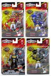 POWER RANGERS Megaforce 3.75" toy action figures Team Set of 4, Great Gift!