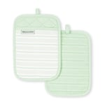 KitchenAid KA Albany PH Pot Holder Set, 7"x10", Pistachio