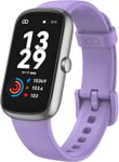 Montre Connectée Femme Homme, 1.47 Pouces Trackers D'activité 100+ Modes De Sport, Montre Podometre Moniteur De Sommeil Etanche Ip68 Montre, Compatible Avec Iphone Et Android, Violet[L966]