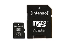 Intenso Class 10 - flashhukommelseskort - 4 GB - microSDHC