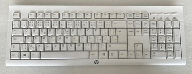 For HP 230 C2710 M7P30AA#AKB USB Wireless Keyboard White Czech Layout NEW