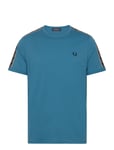 Fred Perry C Tape Ringer T-Shirt Blå