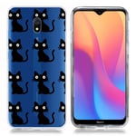 Deco Xiaomi Redmi 8A skal - Svarta Katter