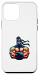 Coque pour iPhone 12 mini Ninja Musculaire Fort Et Mignon