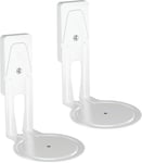 Lot de 2 supports muraux pour haut-parleur fixe Sonos Era 100¿-Support de haut-parleur discret avec installation facile en 3 étapes et matériel inclus-Blanc