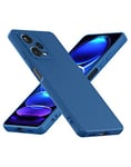 Cresee Coque Xiaomi Redmi Note 12 Pro 5G (Pas pour Pro+) avec Protection Caméra, Couche Intérieure Douce, Etui Housse TPU Mince Souple Antichoc Case , Bleu