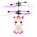 Flying Ball Toys RC Helikopter med fjärrkontroll 2023 Nya Flying Unicorn Toys för flickor red