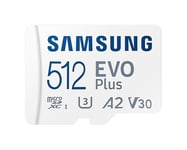 SAMSUNG EVO Plus microSDXC 512GB UHS-I U3 Read up to 130MB/s Full HD & 4K UHD Memoy Card incl. SD-Adapter 2021