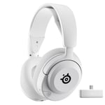 SteelSeries Arctis Nova 5X Wireless - Multi-System Gaming Headset - White - Neodymium Magnetic Drivers - 100+ Audio Presets - 60 HR Battery - 2.4GHz or BT - Gen2.X Mic - Xbox, PC, PS, Switch, Mobile