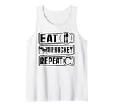 Eat Air Hockey Repeat - Funny Air Hockey Tank Top