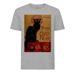 T-Shirt Homme Col Rond Tournee Du Chat Noir Steinlen Retro Vintage Affiches