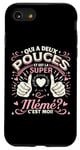 Coque pour iPhone SE (2020) / 7 / 8 Une Super Mémé Idée Cadeau Anniversaire Mamie Mémé