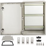 Mophorn - vevor Boitier en fibre de verre nema, 60x40x23 cm, coffret armoire electrique nema 4X, IP66 etanche et anti-poussiere, boite de jonction