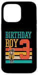 iPhone 14 Pro Max 3 Year Old Anime Loving Birthday Boy Anime Birthday Party Case