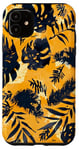 Coque pour iPhone 11 Motif de polo de sport imprimé animal jaune vif