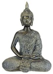 Statue de Bouddha en méditation assise - Sculpture de buste - Ornement - Feng Shui - Décoration de jardin, terrasses, balcon - Accessoire de maison - Sculpture de Bouddha - Figurine de jardin