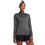 Under Armour Tech 1/2-Solid, T-shirt de sport respirant pour femme, T-Shirt manches longues avec col zippé