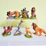 9pcs Disney The lion King Simba 3" Cake Topper Toy Figure Model Doll Display