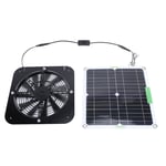 Ventilateur d'extraction solaire 100W, 13.5 pouces, ventilateur aliment&eacute; par panneau solaire, pour chien, poulailler, serre, camping-car