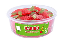 HARIBO Giant Strawbs x 75 Pieces Sweets Tub