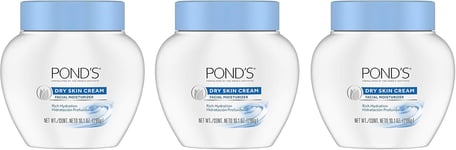 Ponds Dry Skin Cream 10.1oz Jar (3 Pack)