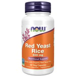 Red Yeast Rice Extract 600 mg 60 Vcaps By Now Foods