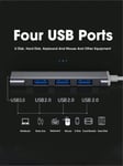 3.0 USB-keskitin Mini-USB-keskitin, 7-porttinen 4-porttinen USB-keskitin USB-jakaja, erittäin ohut kannettava datakeskitin, jossa 1USB 3.0/6 USB 2.0 / 1USB 3.0/3 Usb 2.0 -laajennus Kannettavalle tietokoneelle, Xboxille, Flash-asemalle, kiintolevylle, kons