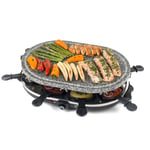 Giles & Posner Electric 8-Piece Stone Raclette Grill Non-Stick | Brand New Boxed