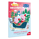 dekora - Peppa Pig Advent Calendar - With 24 Chocolates - Total 50GR - Milk Chocolate - Natural Dyes - Christmas Special