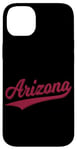 Coque pour iPhone 14 Plus Arizona Varsity SCRIPT CLASSIC SPORT JERSEY STATE FLAG