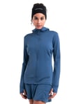 Icebreaker Merino 260 Quantum Long Sleeve Zip Hoodie (Dame)