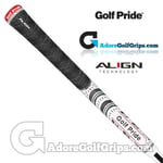 Golf Pride New Decade Multi Compound MCC ALIGN Standard Grips - White x 9