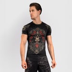 Santa Muerte 5.0 Kortermet Rashguard Svart Gull