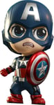 Cosbaby Avengers Endgame Captain America Ver.2 Bobble-head Figure HotToys Marvel